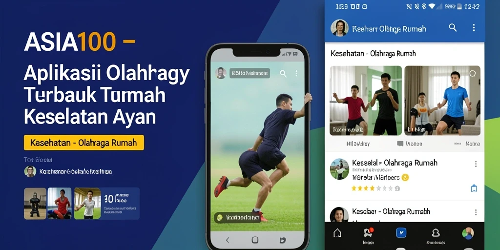Antarmuka aplikasi ASIA100 yang menarik dan fungsional.
