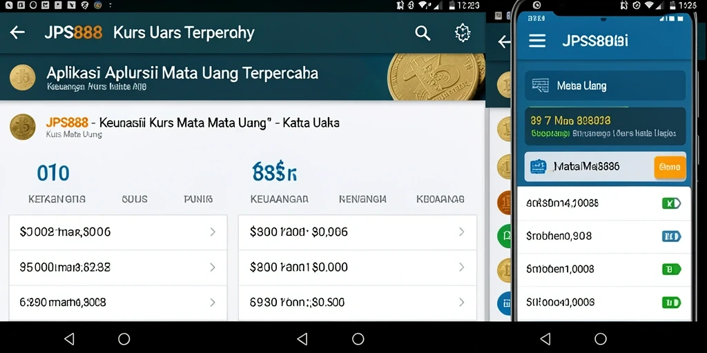 Tampilan antarmuka aplikasi JPS888 yang menarik dan informatif.