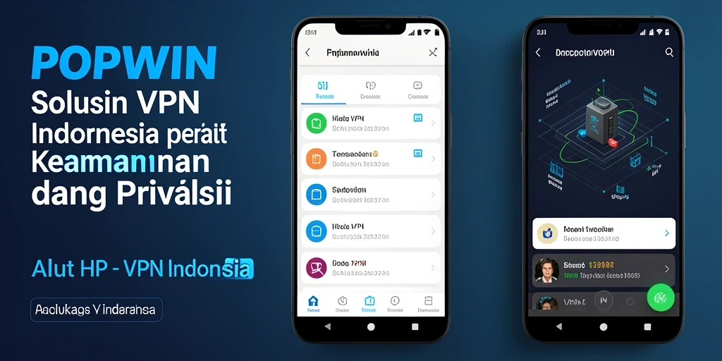 Antarmuka utama aplikasi POPWIN yang sederhana dan intuitif.