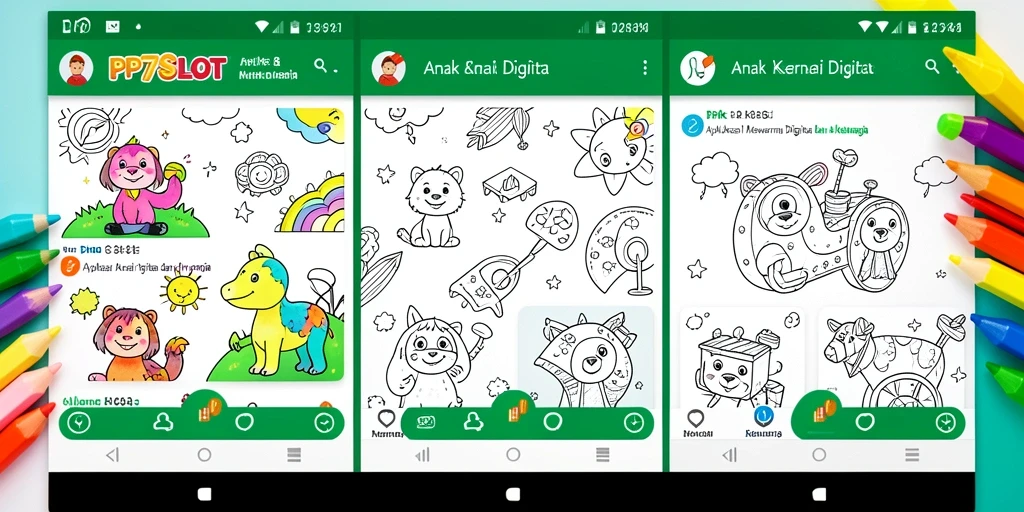 Screenshot utama PP7SLOT menampilkan antarmuka mewarnai yang cerah dan menarik.