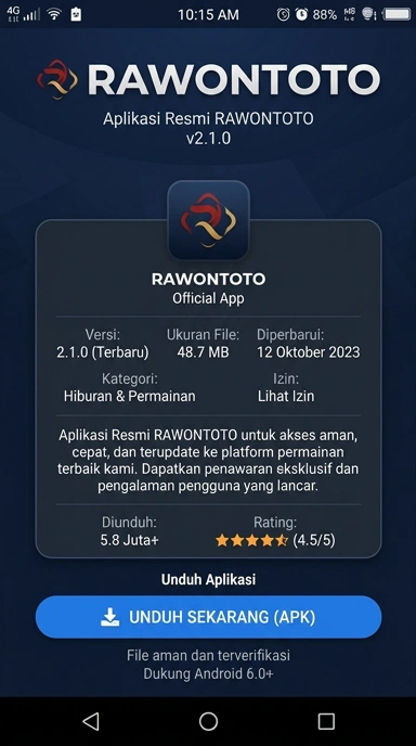 Panduan Unduh dan Instal APK rawontoto Terbaru