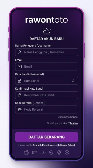 Buat Akun Baru di rawontoto dengan Mudah dan Cepat